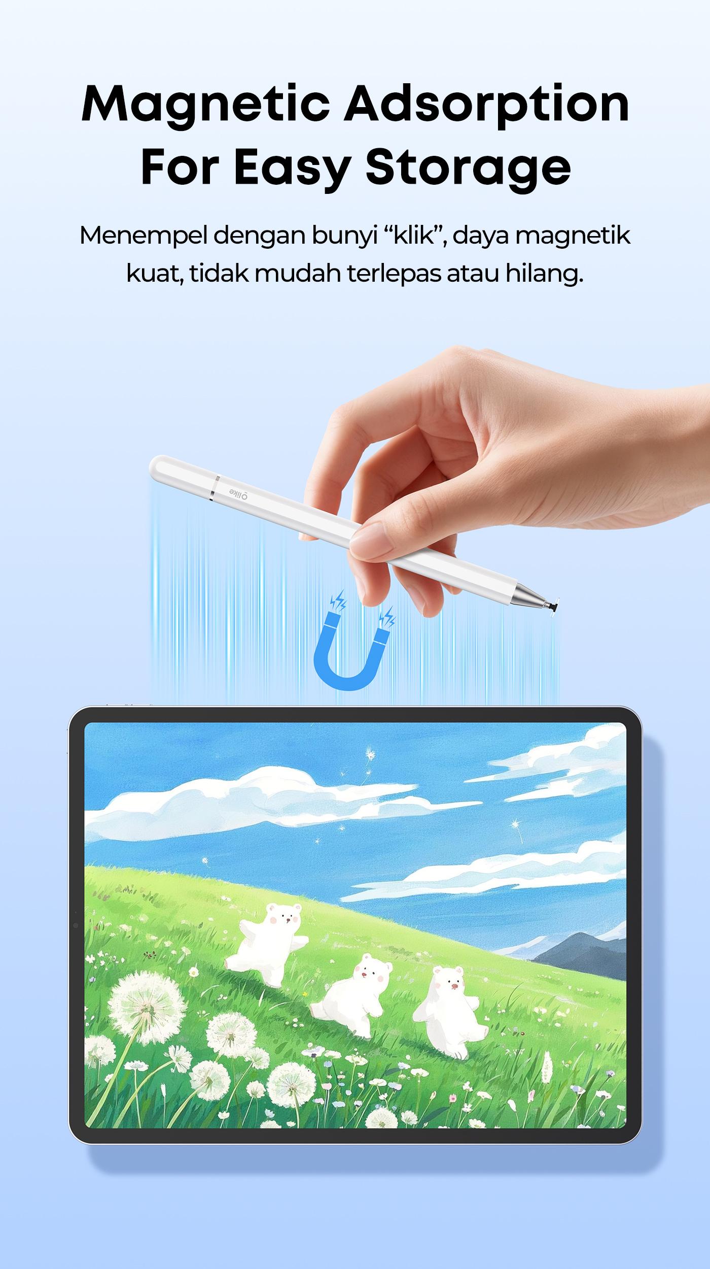 Olike Stylus Pen PN2 Universal Stylus Pensil 2 in 1 Multi Mode Magnetic Adsorption No delay