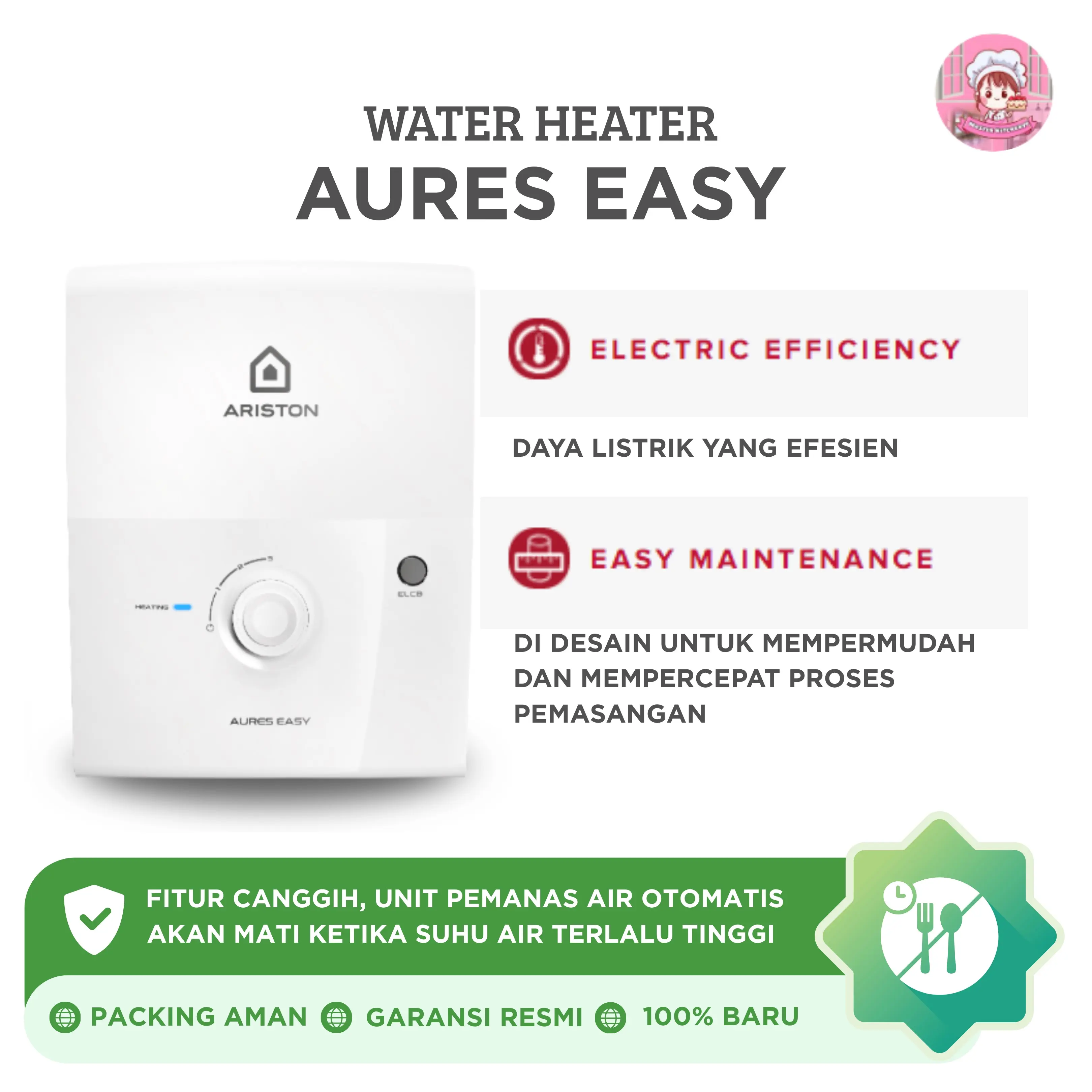 ARISTON INSTANT WATER HEATER AURES EASY