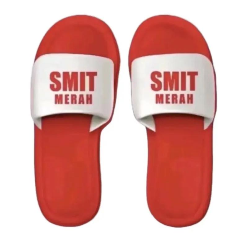 SANDAL PRIA/WANITA MODEL SLIP-ON SANDAL SANTAI TERLARIS MEREK SMIT WARNA IJO & MRH. 0
