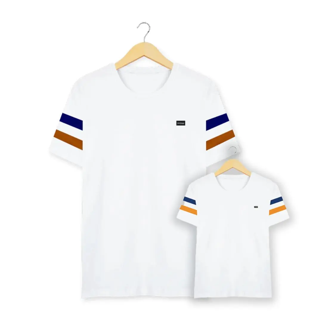 Ryusei Kaos Couple Ayah dan Anak Hyuga CMB White