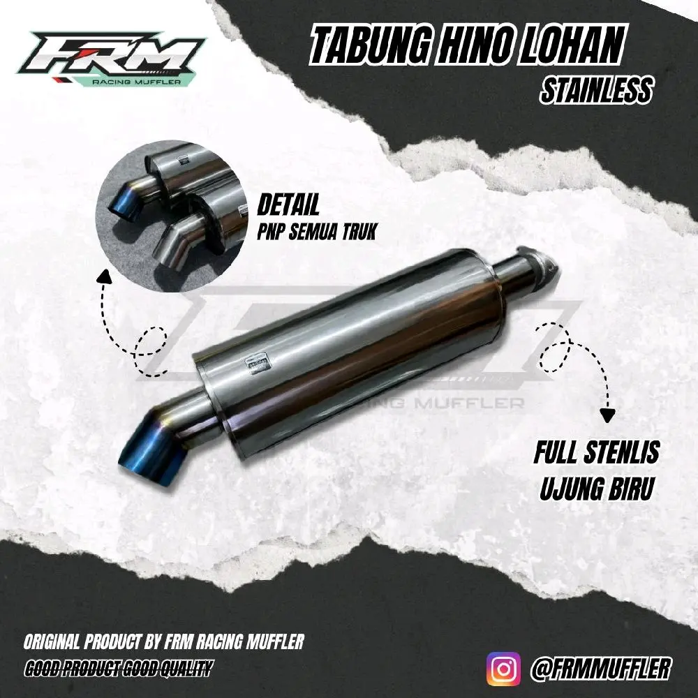 Tabung Hino lohan FRM MUFFLER