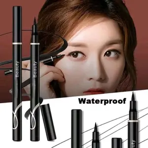 D&M Eyeliner Waterproof Eyeliner Pen Tahan Lama Hitam & Brown Lasting