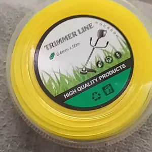 COD. KDK Paket Trimer Head Dudukan Senar & Trimer Line Pisau Senar Nylon Tali Senar Potong Rumput 15 Meter 30 Meter 50 Meter