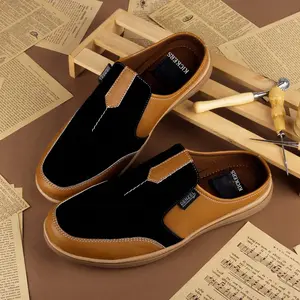 Sepatu Sandal Santry Kulit JNC 20 Shoes Pria