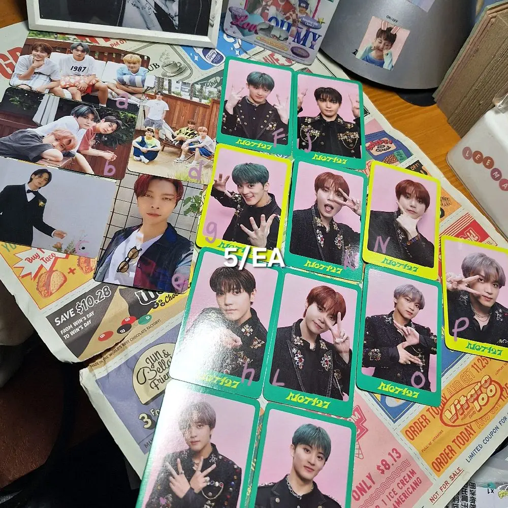 wts || want to sell photocard pc ina  • dicon 101 nct 127 group, johnny,  • dicon 102 mark, doyoung, taeyong • pc seventeen fml carat ver konsep mingyu