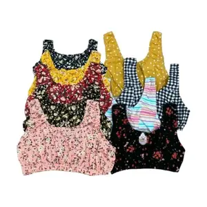 6 Pcs Bra Miniset Wanita Dewasa Tanpa Busa Cocok untuk Ibu Menyusui - Busui, Bahan Katun Halus dan Adem - Remaja, Motif, Bunga, Tipis, Renda Hamil