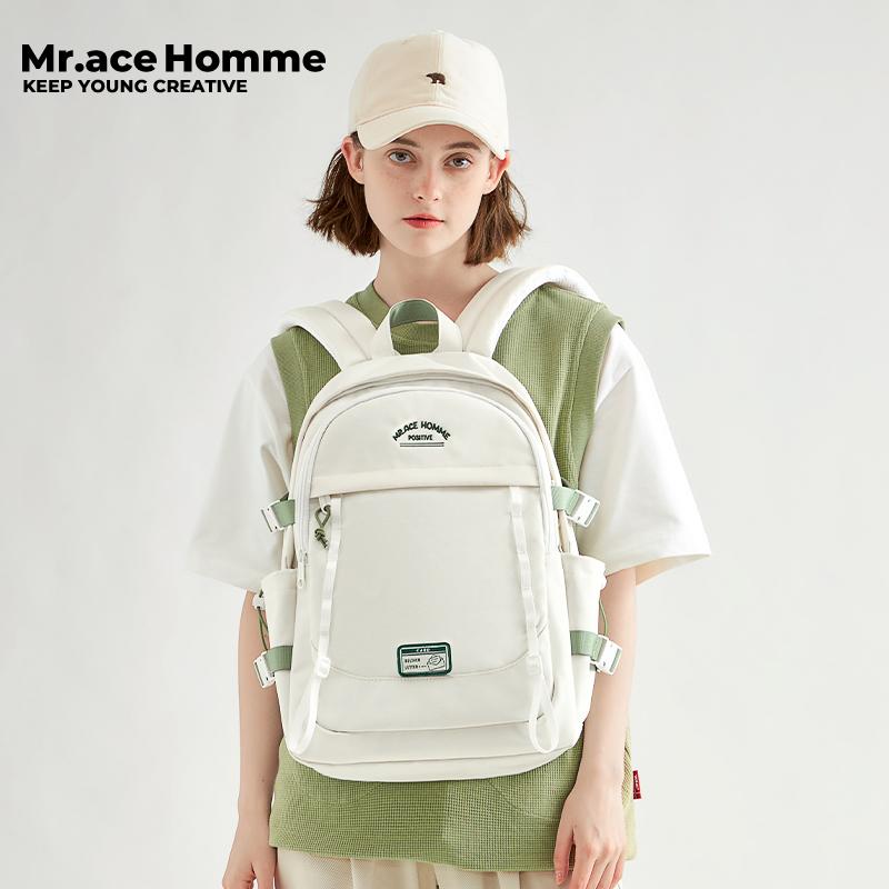 Ba Lô Sáng Tạo, Mrace, Cho Học Sinh Trung Học Cơ Sở Và Trung Học Cơ Sở, Túi Đi Học Giá Trị Cao, Dung Lượng Cao, Thích Hợp Cho Máy Tính, Phong Cách Nam 4