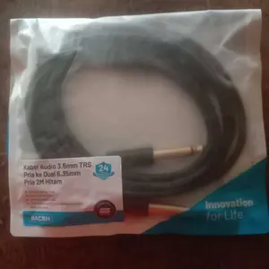 VENTION Kabel Aux Splitter 3.5mm to 2x 6.5mm TRS to TS Gold Plated Male Accessories Black