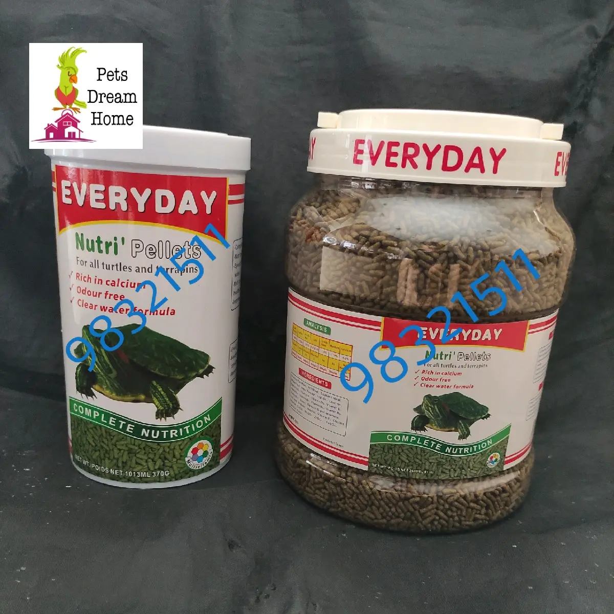 Everyday Turtle Pellets 370g/913g