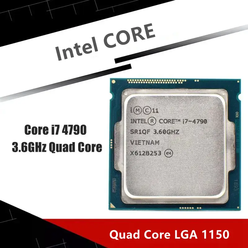 For Intel Core i7 4790 3.6GHz Quad Core 8M 5GT/s CPU Processor SR1QF LGA 1150