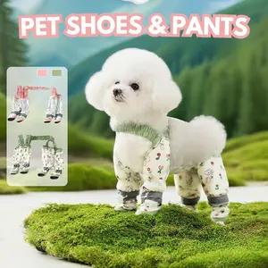Pawtect Pants Suit Celana Sepatu Color Anjing Kucing Import Original - Anti Air Anti Kotor Paw Bersih Cocok untuk  Outdoor dan Indoor - Kaos Kaki / Sepatu / Pelindung Kaki / Baju Anjing  Kucing / Jas Hujan Anjing / Harness All in One