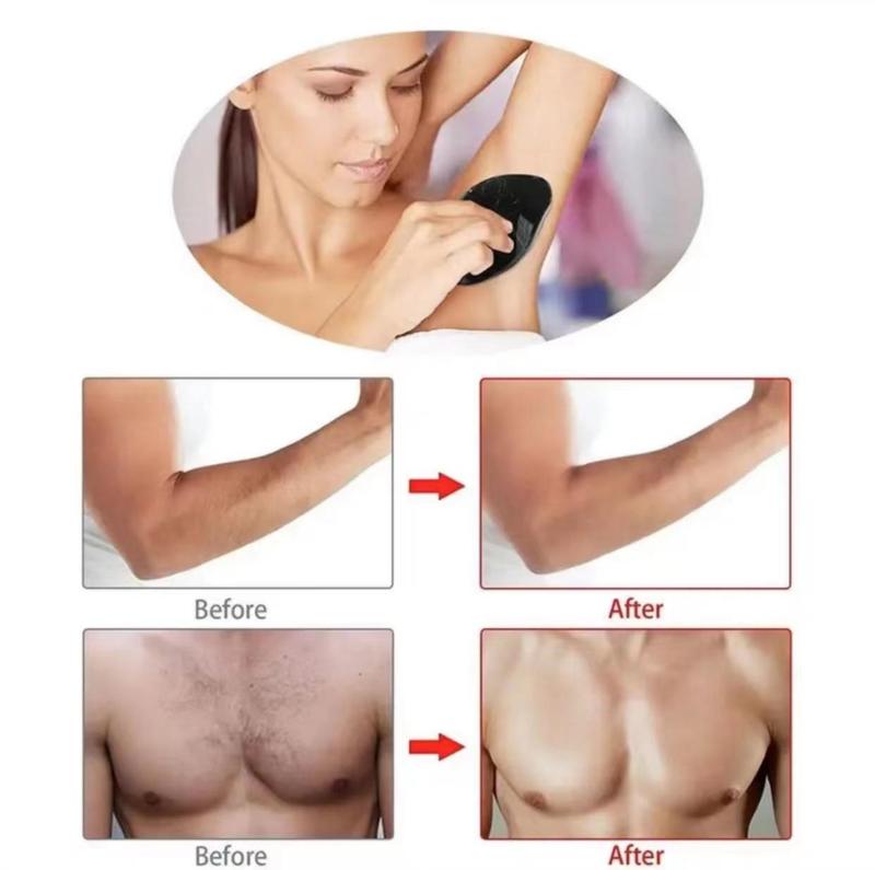 Product Introduction of 【New Star】Tẩy lông vật lý pha lê, Tẩy lông Thủy Tinh, Máy cạo lông không đau, Dễ làm sạch, Có Thể Tái Sử Dụng, Dụng cụ tẩy lông chăm sóc cơ thể, Ngôi sao mới 24