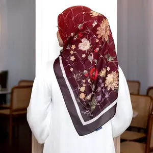 MANDJHA Azalea Scarf By IVAN GUNAWAN - Jilbab Hijab Segi Empat ORIGINAL MANDJHA