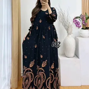 Gamis Chibi Jumbo//Bahan Rayon Tebal Supernyaman//Busui Resleting ootd Muslim trend dress Lembut