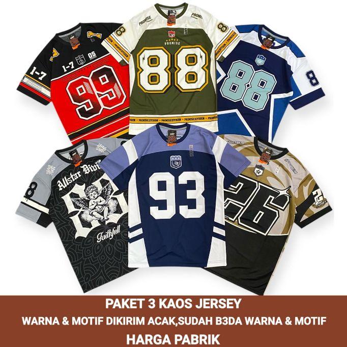 PAKET 3 KAOS JERSEY DEWASA M L XL XXL XXXL BAHAN DRYFIT MILANO MOTIF ANGKA MODEL TERBARU Outdoor Sport PAKET 3 KAOS JERSEY DEWASA M L XL XXL XXXL BAHAN DRYFIT MILANO MOTIF ANGKA MODEL TERBARU Outdoor Sport