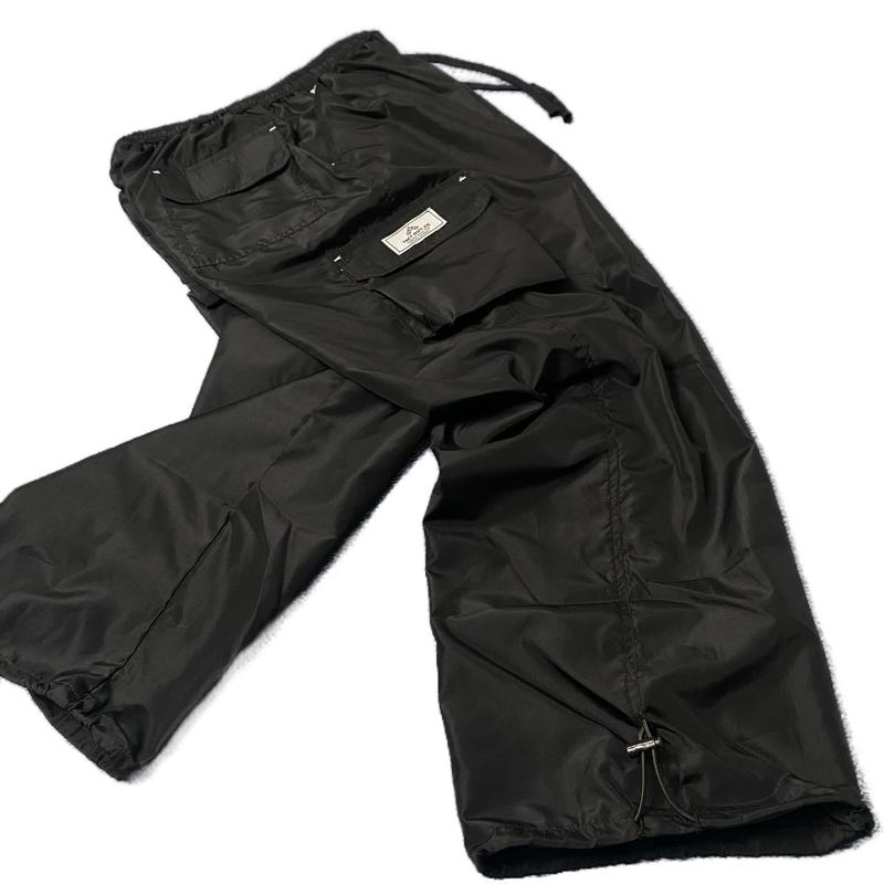 Cargo parasut panjang pria/wanita original Celana Dewasa Distro Slimfit Cowok Katun Hitam Casual 5