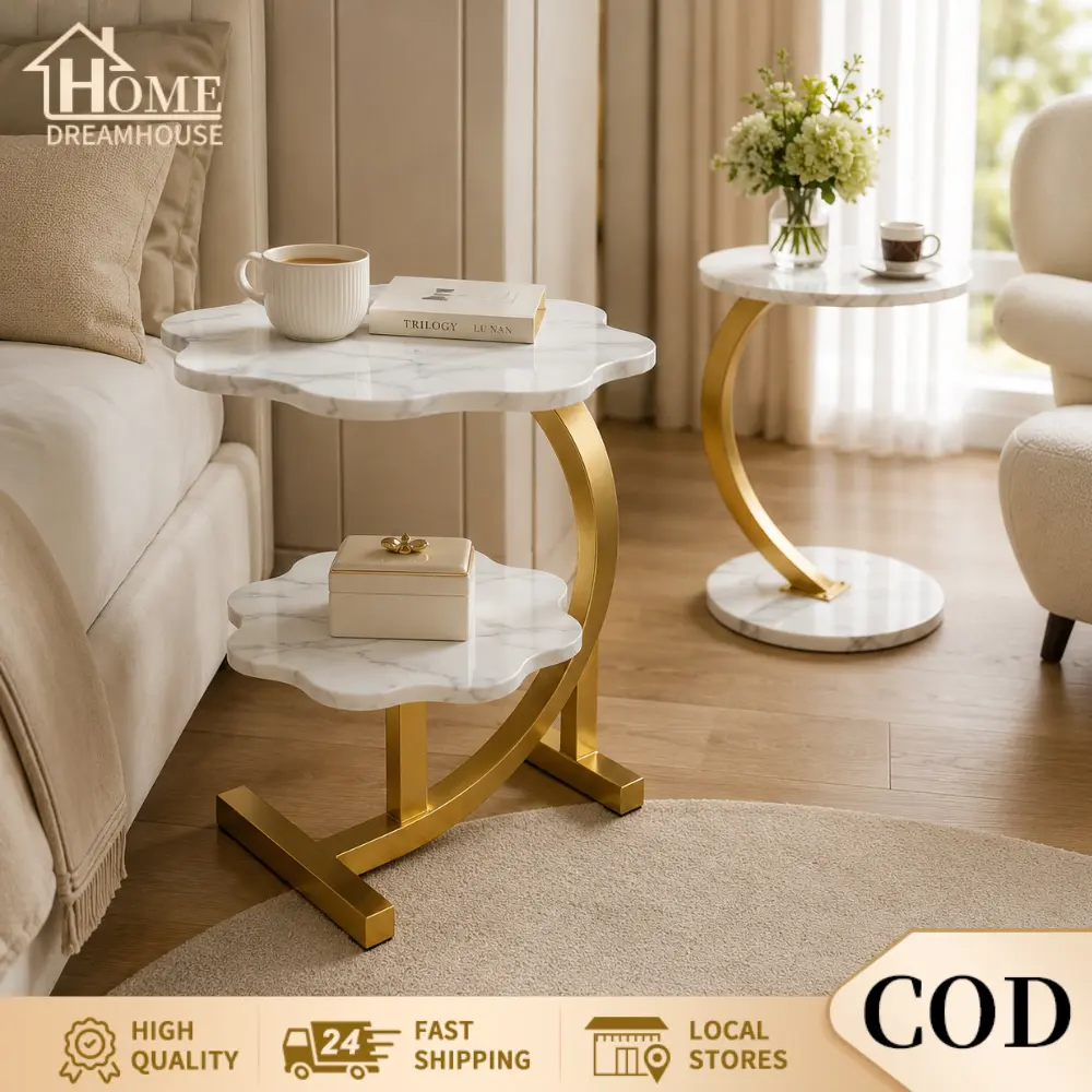 COD Meja Sudut Sofa Meja Kopi Sofa Side Table Coffee Table Meja Teh Tipe C Minimalis Tamu Susun Meja Nakas Samping Meja Kecil Kamar Furniture