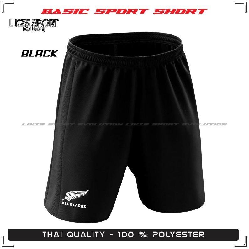 All Black Rugby Short Seluar Pendek Sukan Ragbi Training Warm - TikTok ...
