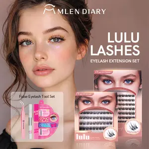 Mlen Diary  Bulu Mata Palsu Lu Lu Terlaris-C Curl dengan panjang 12 - 16 mm- dengan bulu mata palsu ayng nyaman