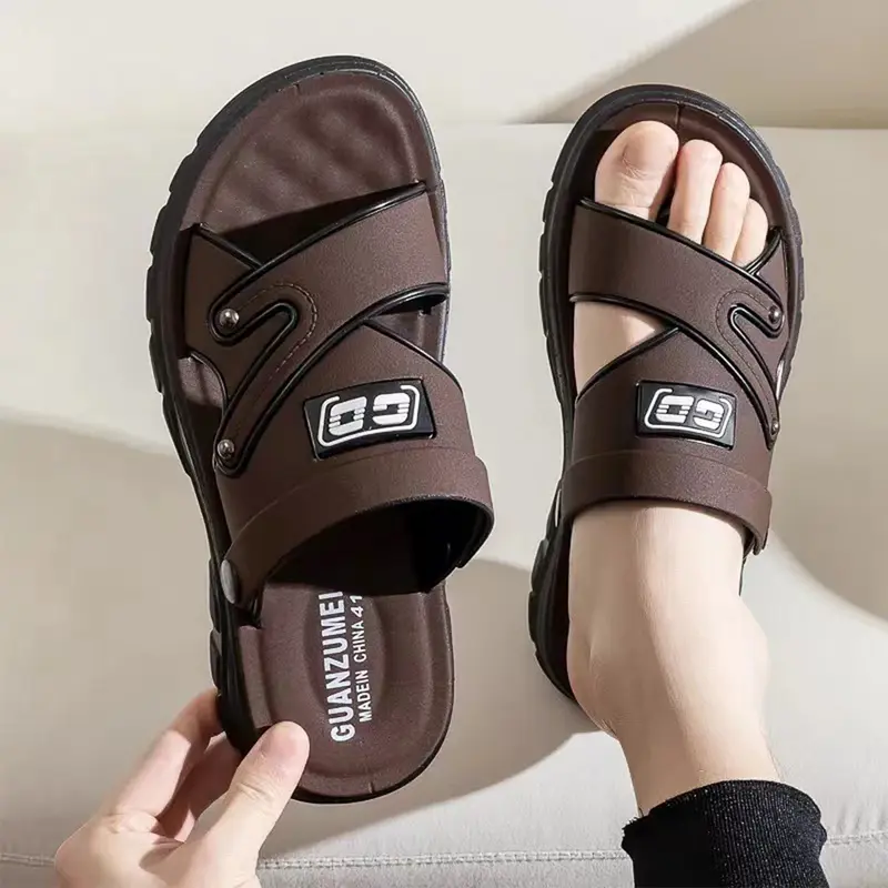 Sandal Kasual Pria Selop Terbaru dan Kekinian Kode Working MKF-01 Size 39 sd 43 7