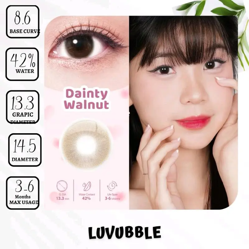 SOFLENS LUVUBBLE - DAINTY DIA 14,5 MM NORMAL Eye Softlens 1