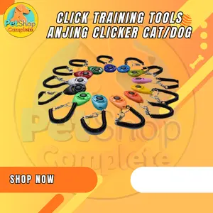 CLICK TRAINING TOOLS ANJING CLICKER CAT/DOG MDT7453 - CLICKER TOOLS ANJING