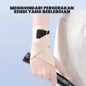 Hand Wristband Arm Wristband Perban Pelindung Lengan Tangan Cedera Bahan Kulit Bernafas