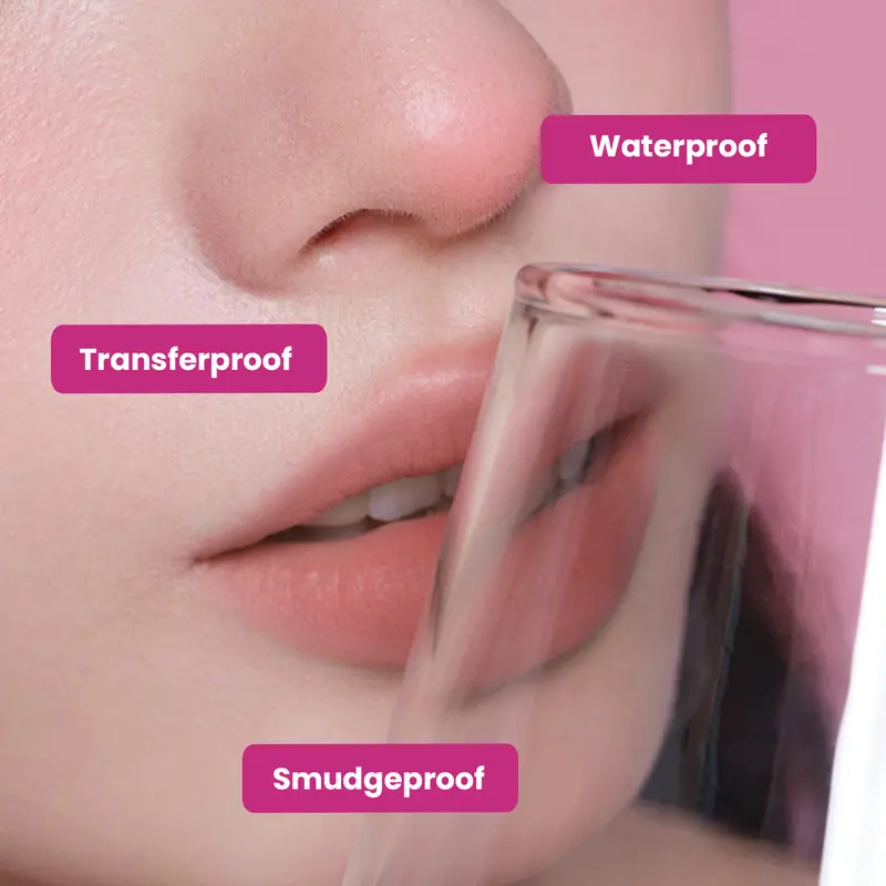 GIETIN Exclusive Matte Lip Cream  Waterproof Longlasting [NEW PACKAGING] GT03 2