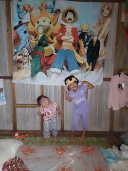 Product Review of One Piece Background Fabric Ins Hanging Cloth Student Dormitory Cartoon Anime Theme Decoration Bedside Background Wall Wall Cloth from 👉**👈 0