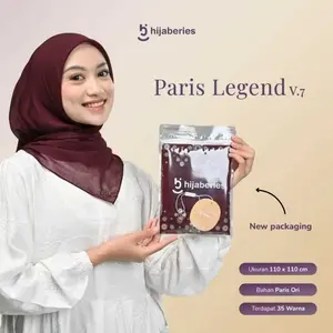 Ecer PARIS LEGEND hijaberies jilbab polos standart | kerudung polos| hijab paris ori | jilbab hijaberies Square Segi Empat Wanita Nyaman Muslim Pouch Basic | kerudung paris jadul premium | jilbab paris jadul premium | kerudung paris jadul