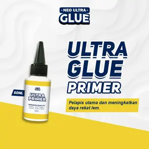 ULTRA GLUE PRIMER - Primer Lem Sepatu Penguat Daya Rekat Lem Shoe Hitam