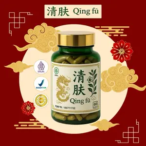 Qingfu Obat Gatal (isi 50 kapsul) 100% Herbal Original Membantu meredakan gatal di kulit dan badan.