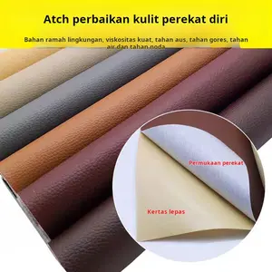 Perekat yang didukung bahan kulit perekat diri bahan kulit bantal mobil listrik sofa dapat dipotong untuk memperbaiki stiker tambalan subsidi stiker tambalan perbaikan mobil