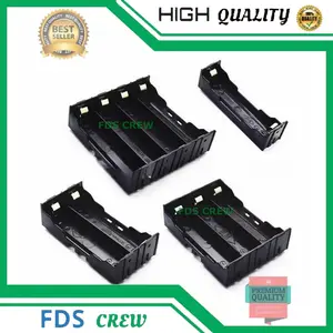 Holder Baterai 18650 Pararel PCB 1-4 Slot Tempat Baterai PVC ABS