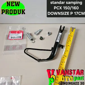 standar samping PCX 150/160 DOWNSIZE/PENDEK SENSOR AKTIF panjang 17CM