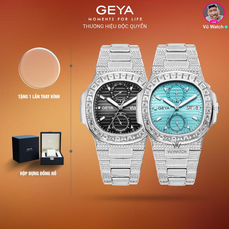 Đồng hồ cơ nam GEYA G78183 [9092] | Tặng 1 hộp đựng & 1 lần thay kính miễn phí