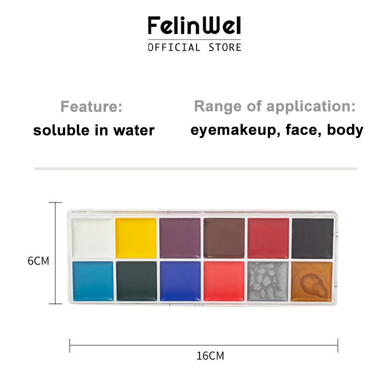 FelinWel - 6 Color Natural Professional Concealer Palettes