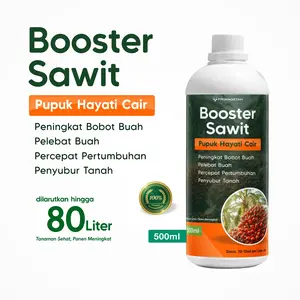 Pupuk Sawit Buah Lebat Organik Hayati Cair 500ml POC Booster Tanaman Sawit berkualitas Premium Original