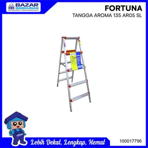 Fortuna - Tangga Lipat Ladder Aluminium Aroma 135 Ar 05 SL Ar05SL Multi Purpose