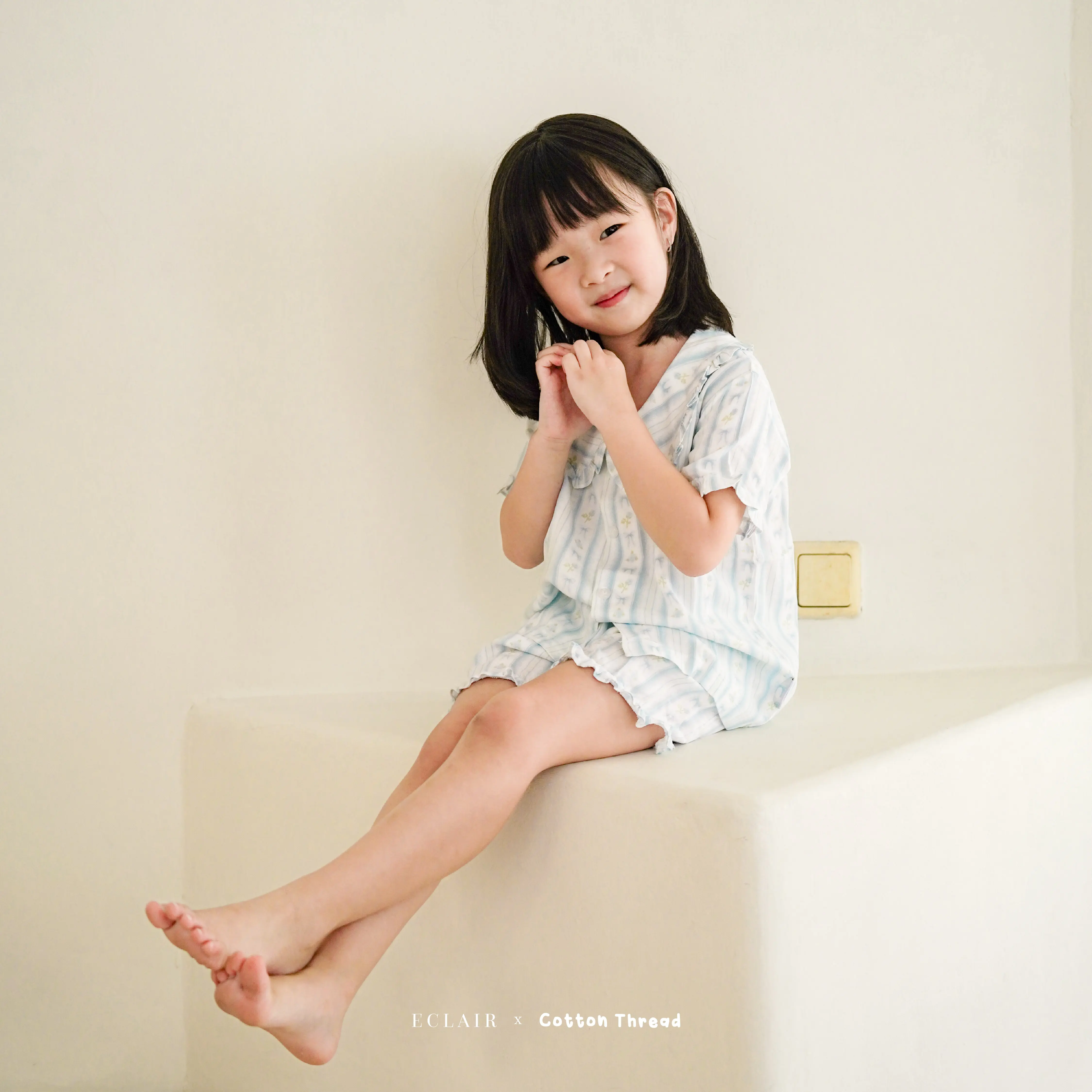 PIYAMA ANAK -  EMMA PAJAMAS  - COTTON THREAD X ECLAIR baju tidur anak perempuan