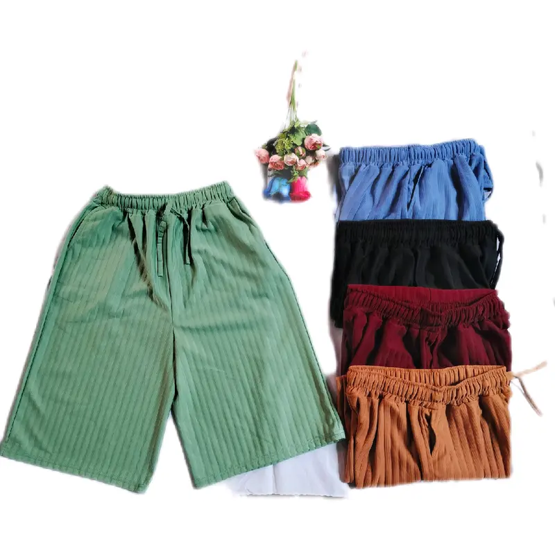 kulot pendek wanita super jumbo/kulot knit pendek jumbo/celana harian wanita pendek super jumbo/kulot knit terbaru/kulot pendek terlaris/kulot pendek terhits Santai 1