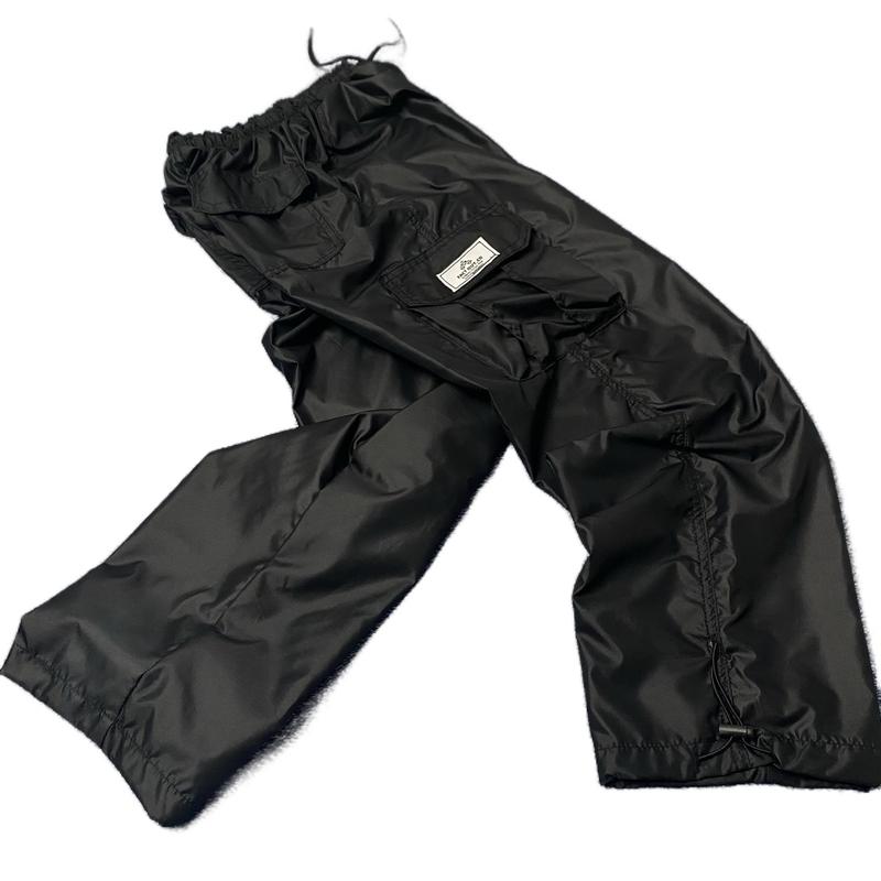 Cargo parasut panjang pria/wanita original Celana Dewasa Distro Slimfit Cowok Katun Hitam Casual 3
