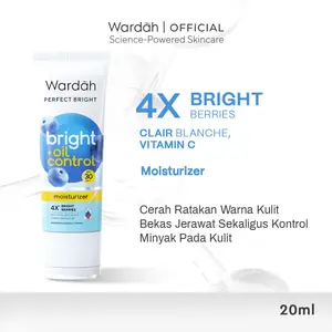 Wardah Perfect Bright Moisturizer + Oil Control SPF 30 PA+++ - Pelembab dengan Efek Brightening