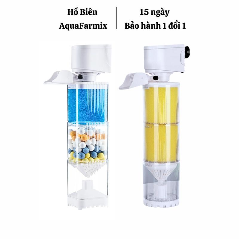Máy Lọc Đa Năng 6IN1 Cao Cấp Cho Bể Cá - Bơm, Tạo Oxy, Lọc, Tạo Sóng, Hút Cặn, Tạo Vi Sinh bộ lọc vòi nước hồ cá