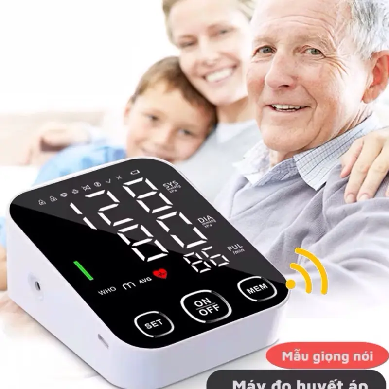 MÁY ĐO HUYẾT ÁP TẠI NHÀ PHIÊN BẢN CAO CẤP NHẬT BẢN, bản authen chính hãng đo nhanh, chính xác, có lịch sử theo dõi,