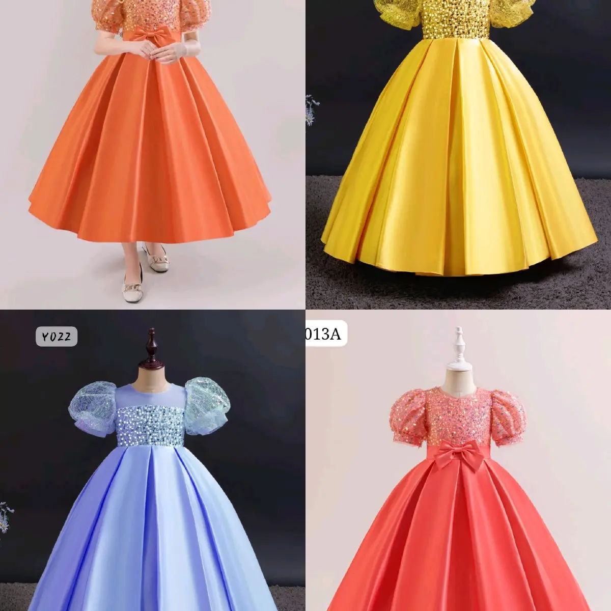 DRESS NATAL ANAK/GAUN PESTA ANAK/GAUN ULANG TAHUN IMPORT PREMIUM Dress ANAK 4-12THN