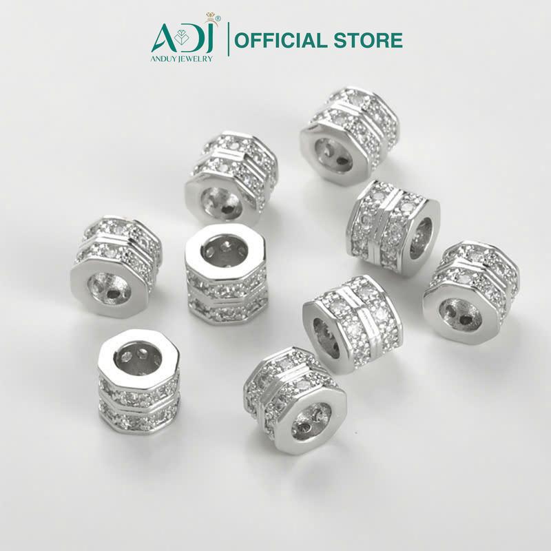 Mặt Dây Chuyền Bạc 925 ADJ Đính Đá Cz Cao Cấp Sang Trọng Thời Thượng Phụ Kiện Trang Sức Bạc SM8729AD 3