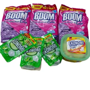 3 boom cinta 5000 + 1 toples sabun cream ekonomi +:3 ekonomi pencuci piring