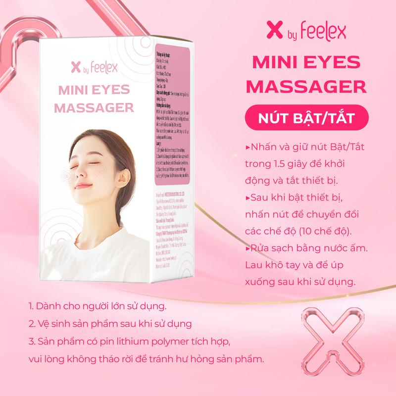 Massage cầm tay Mini Feelex 10 chế độ đa năng chống nước 3