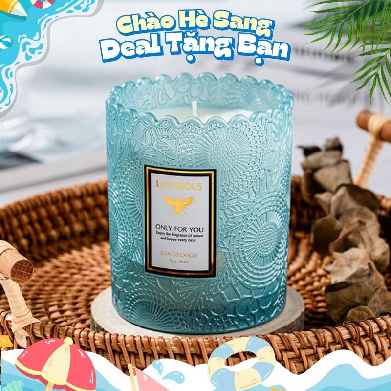 Nến thơm phòng Classic Chillme mùi hương tự nhiên làm quà tặng thư giãn khử mùi decor trang trí